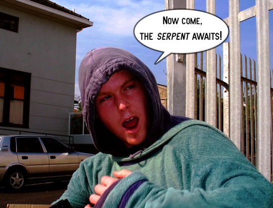 Dick Gunner and the Case of the Rainbow Serpent by Tom McNally Panel 8